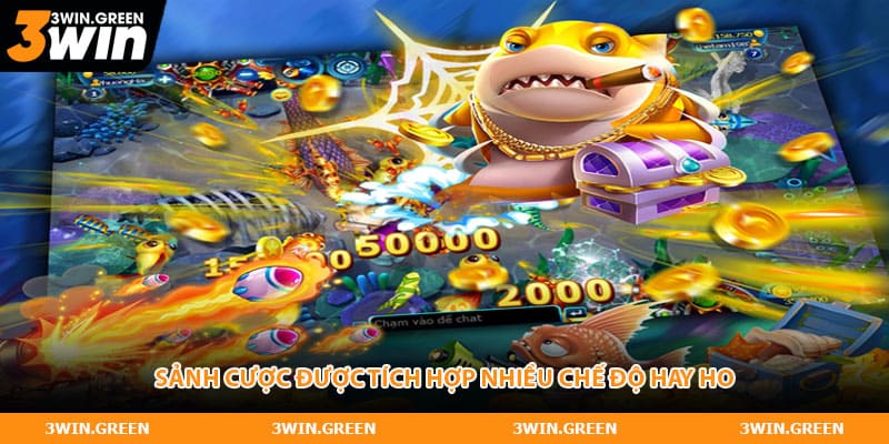 Sảnh cược được tích hợp nhiều chế độ hay ho